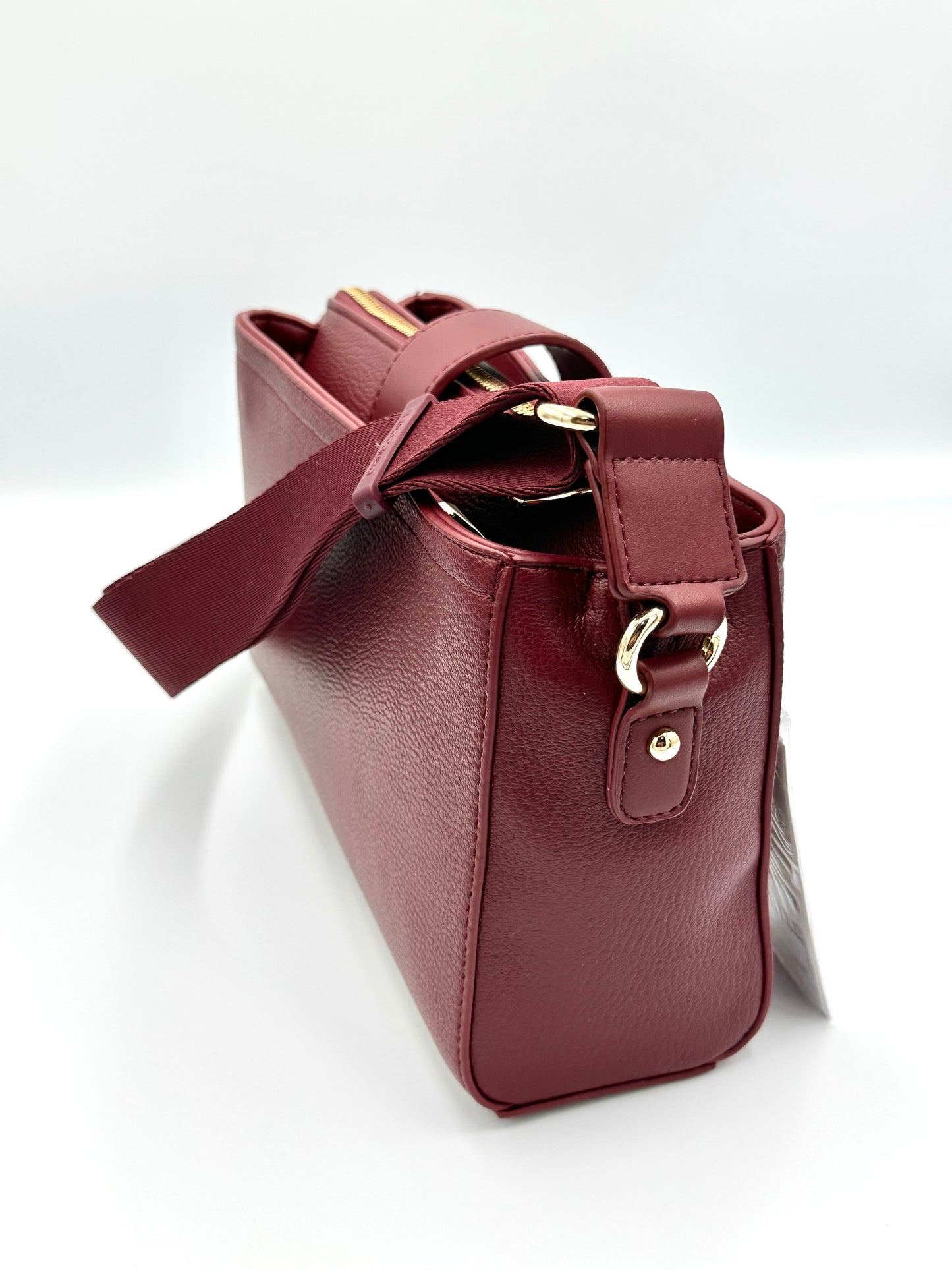 Soirose David Jones Women’s Windsor Wine Crossbody Handbag – Stylish Everyday Fashion Bag (SM7437A)