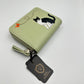 Whimsical Cat Embroidered Wallet – With RFID Protection