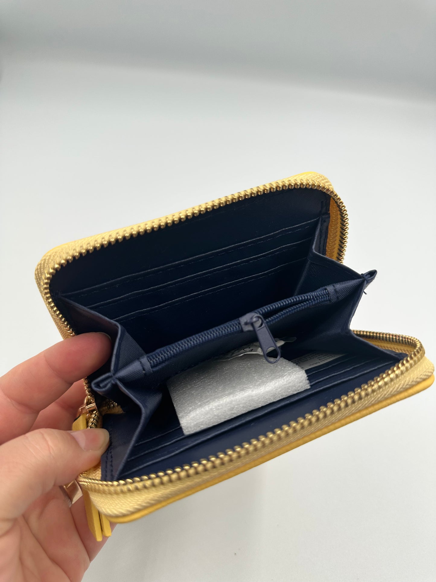 Whimsical Cat Embroidered Wallet – With RFID Protection