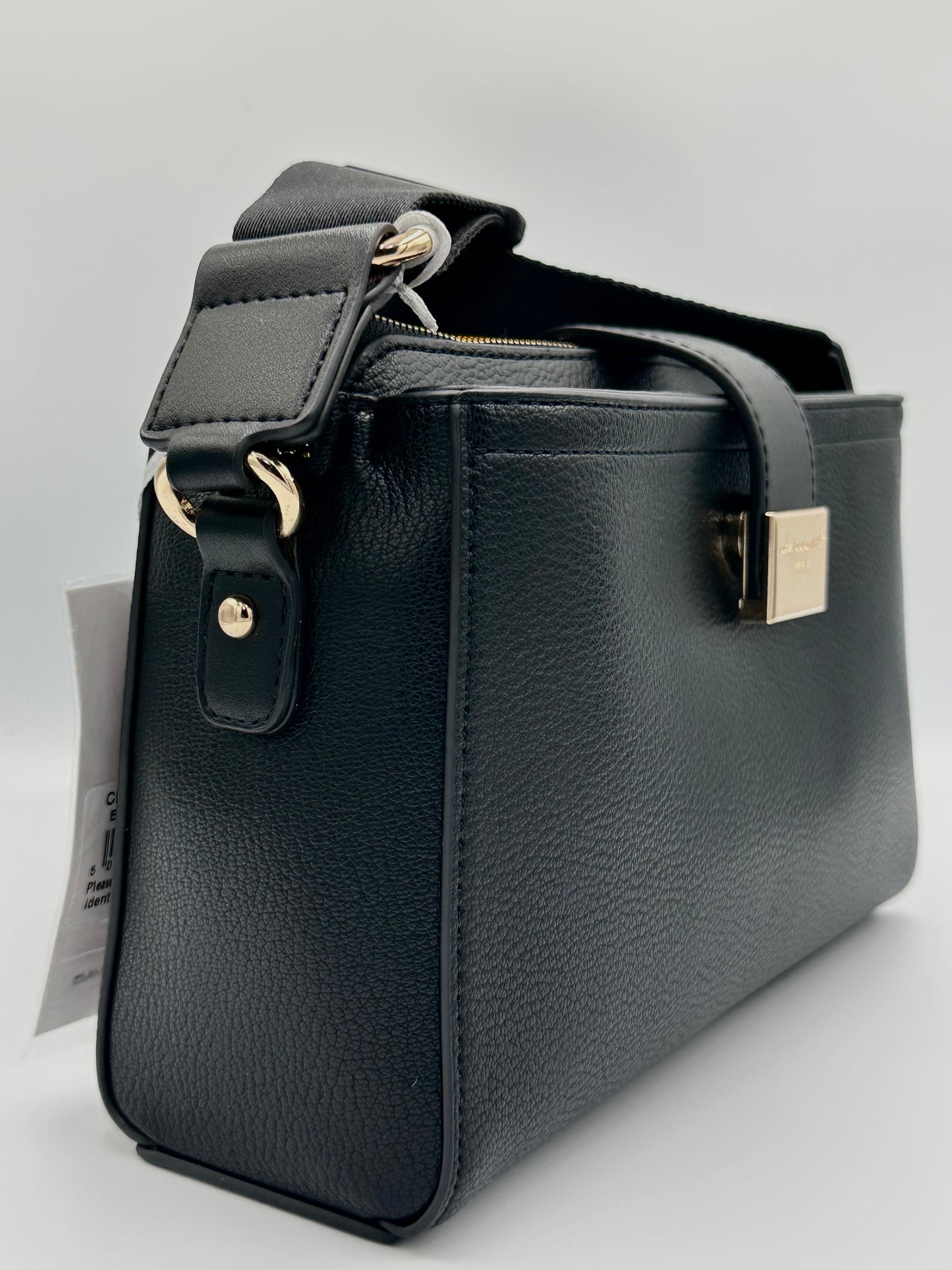 Soirose David Jones Women’s Black Crossbody Handbag – Stylish Everyday Fashion Bag (SM7437A)