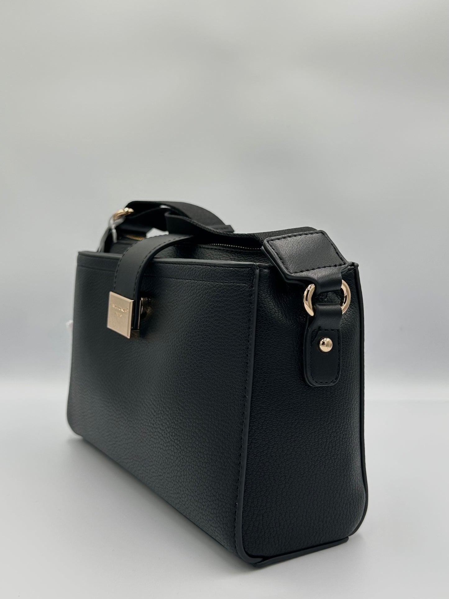 Soirose David Jones Women’s Black Crossbody Handbag – Stylish Everyday Fashion Bag (SM7437A)