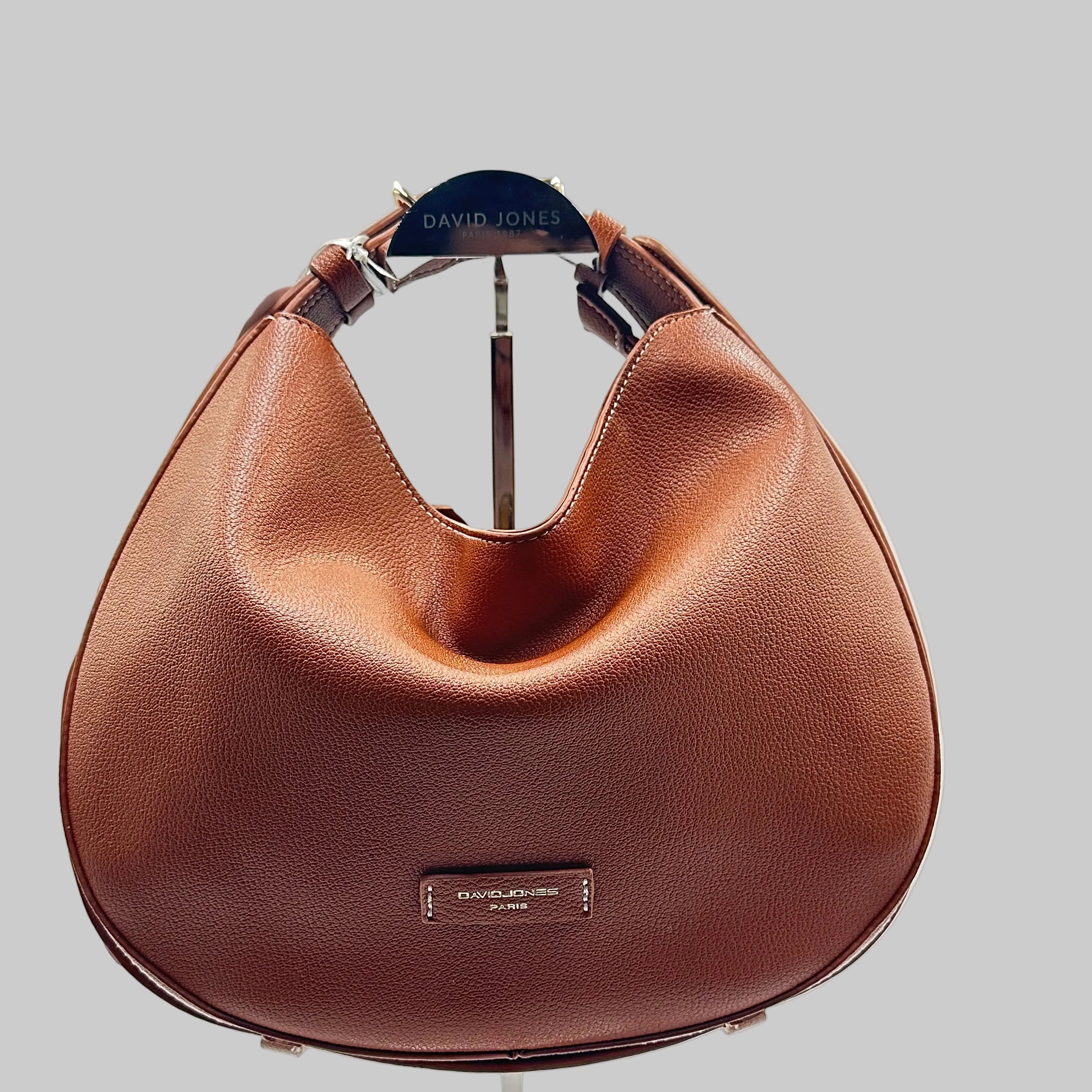 David Jones Shoulder Handbag Eco Leather Adjustable Strap Bag