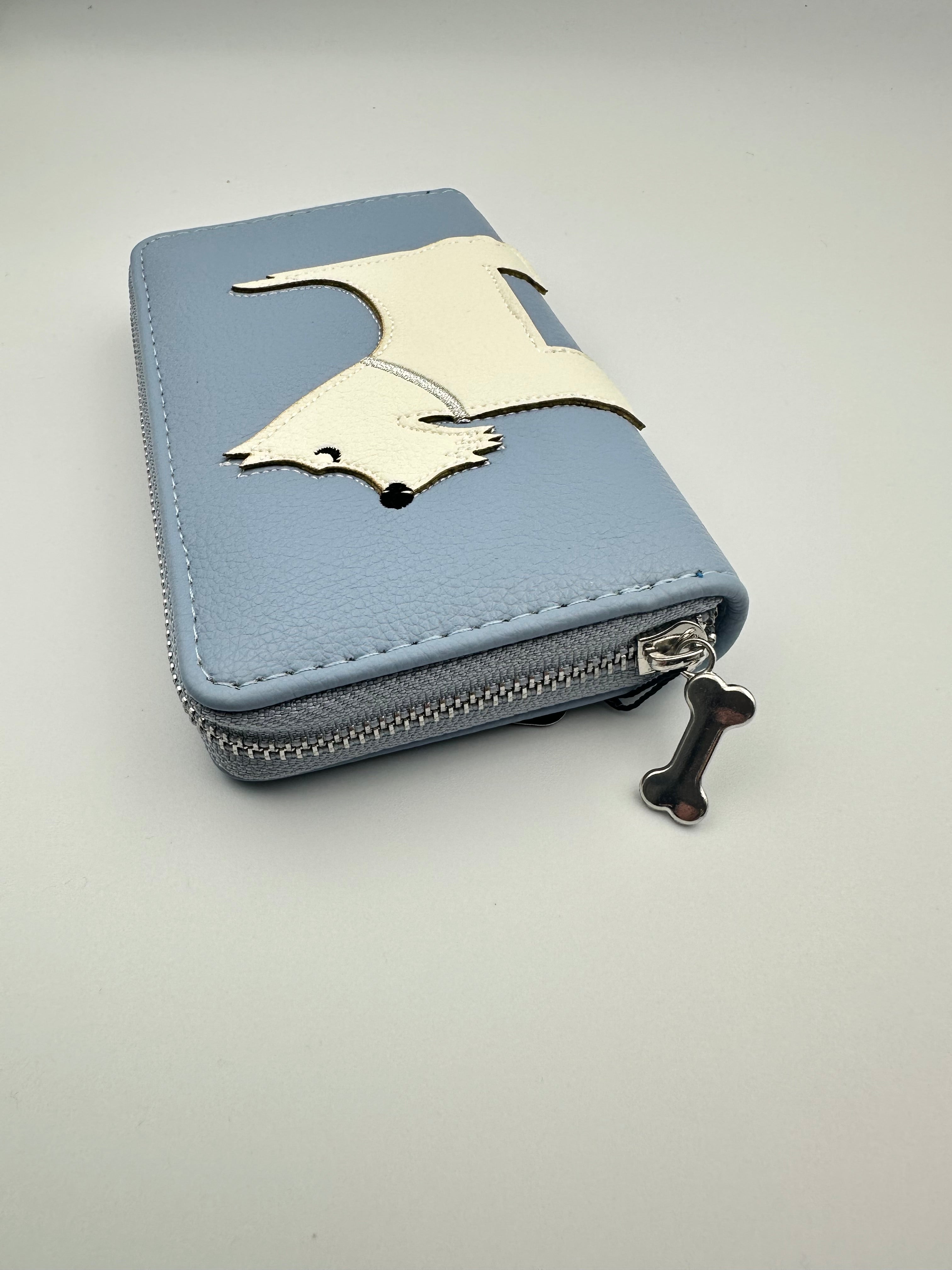 Scottie Dog Applique Wallet - Compact and Cute Purse