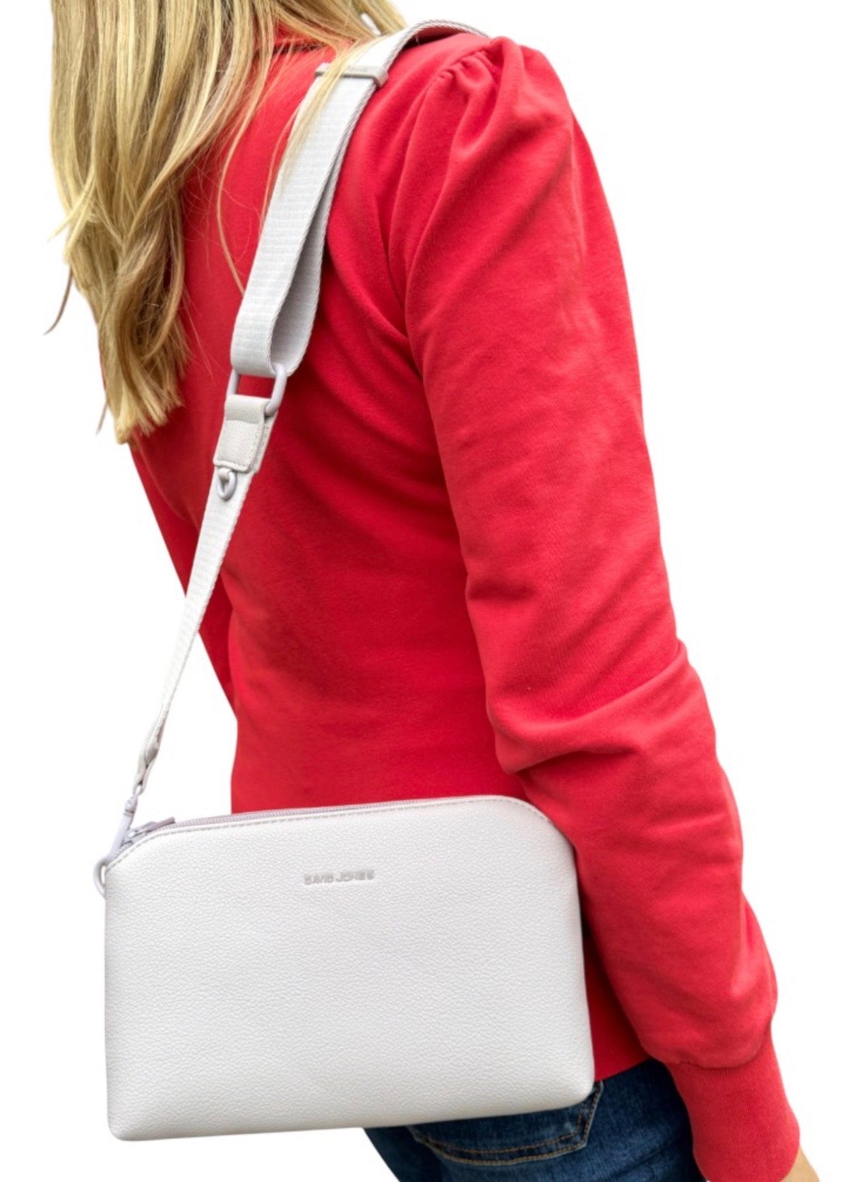David Jones Shoulder Triplet Zip Handbag