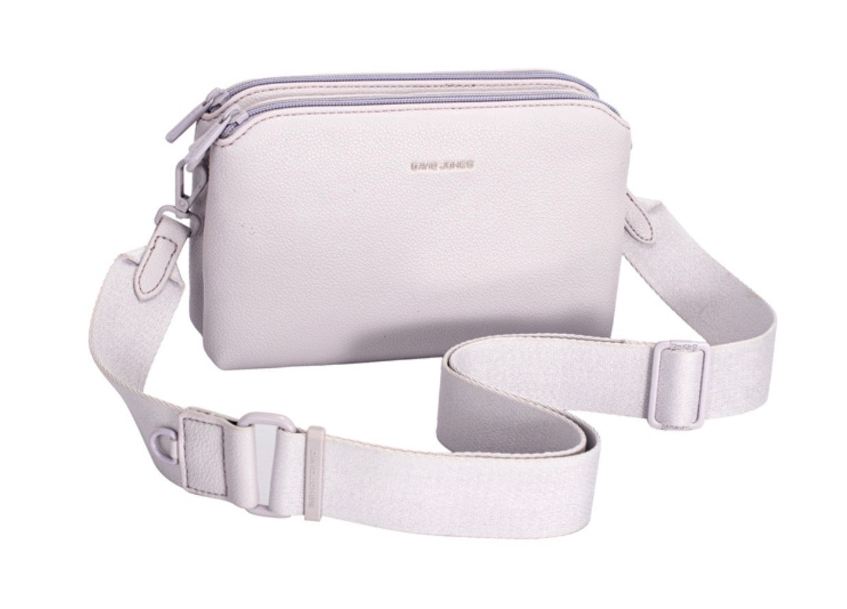 David Jones Shoulder Triplet Zip Handbag