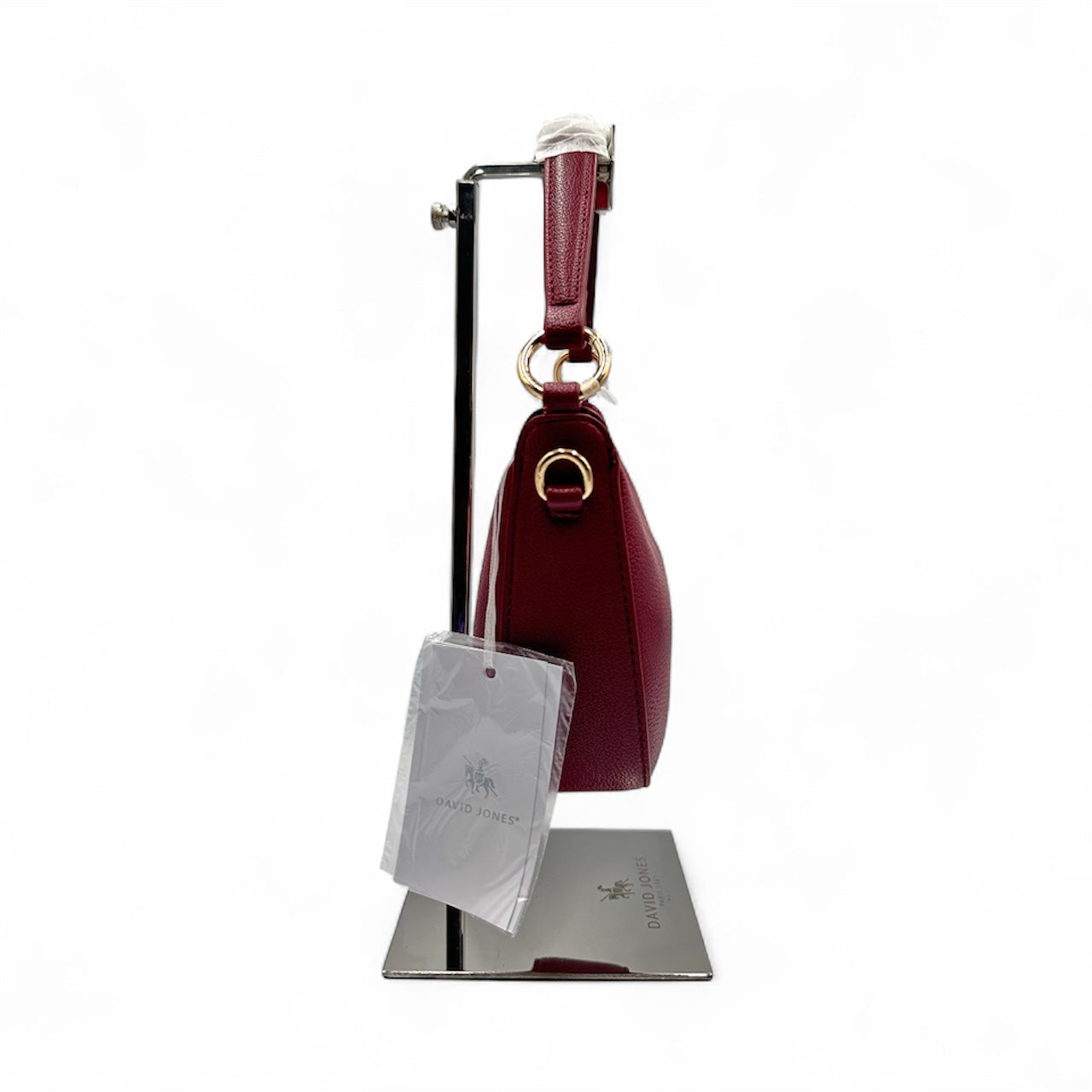 David Jones Burgundy Shoulder Bag
