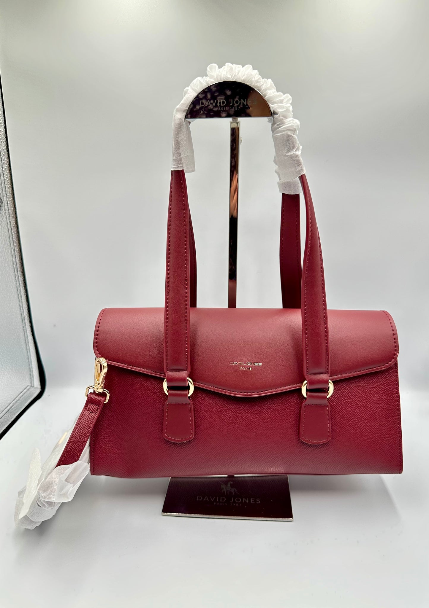 David Jones Shoulder Bag Windsor Wine-New Collection