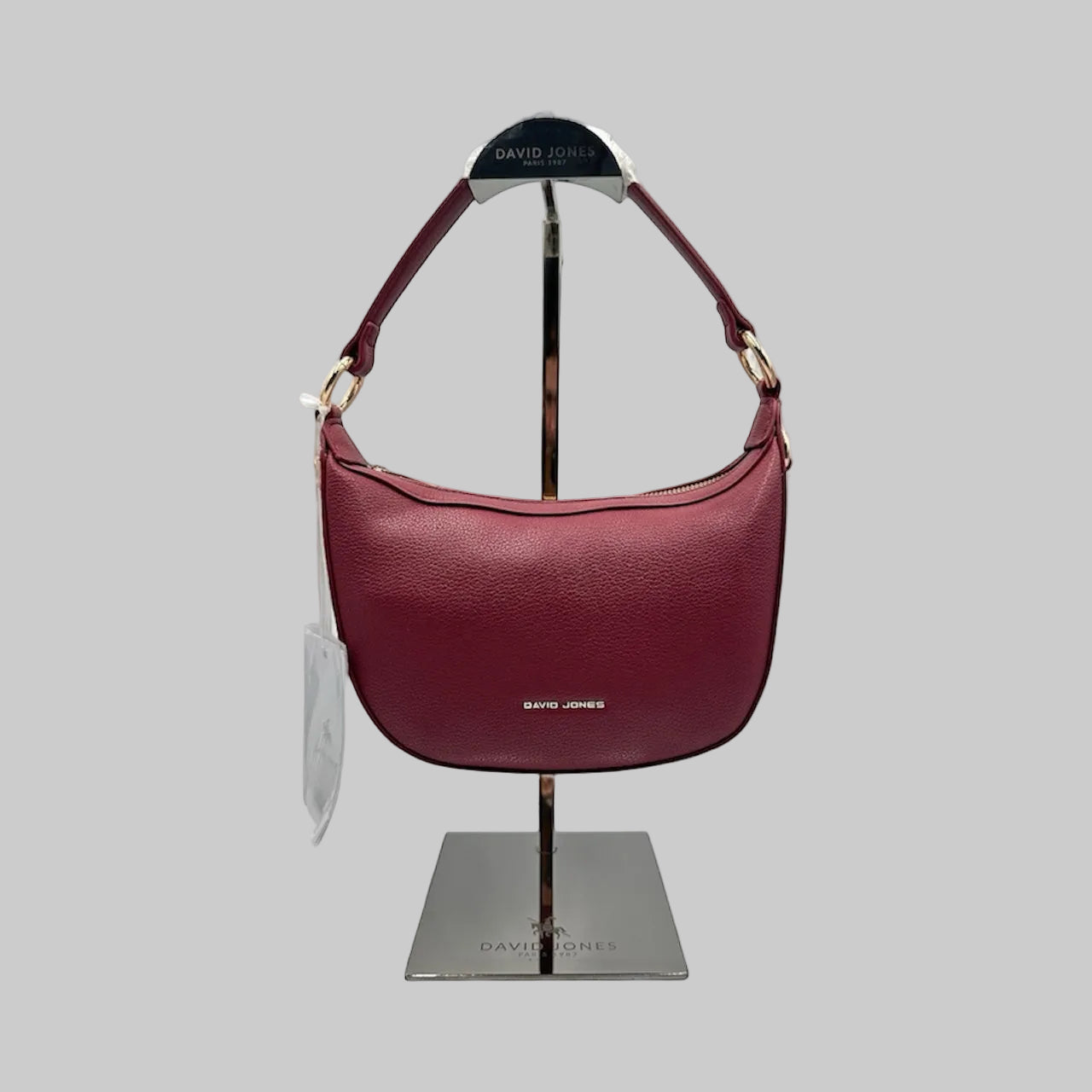 David Jones Burgundy Shoulder Bag
