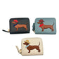 Dachshund Embroidered Zip Wallet - RFID Blocking Card Holder