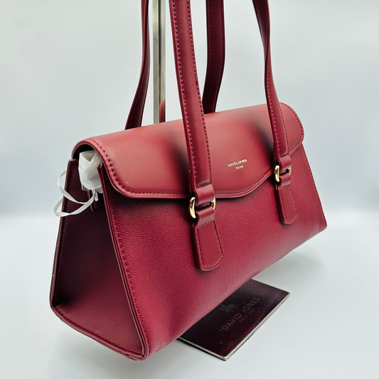 David Jones Shoulder Bag Windsor Wine-New Collection