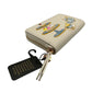 Afternoon Tea Embroidered RFID Wallet – Faux Leather