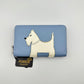 Scottie Dog Applique Wallet - Compact and Cute Purse