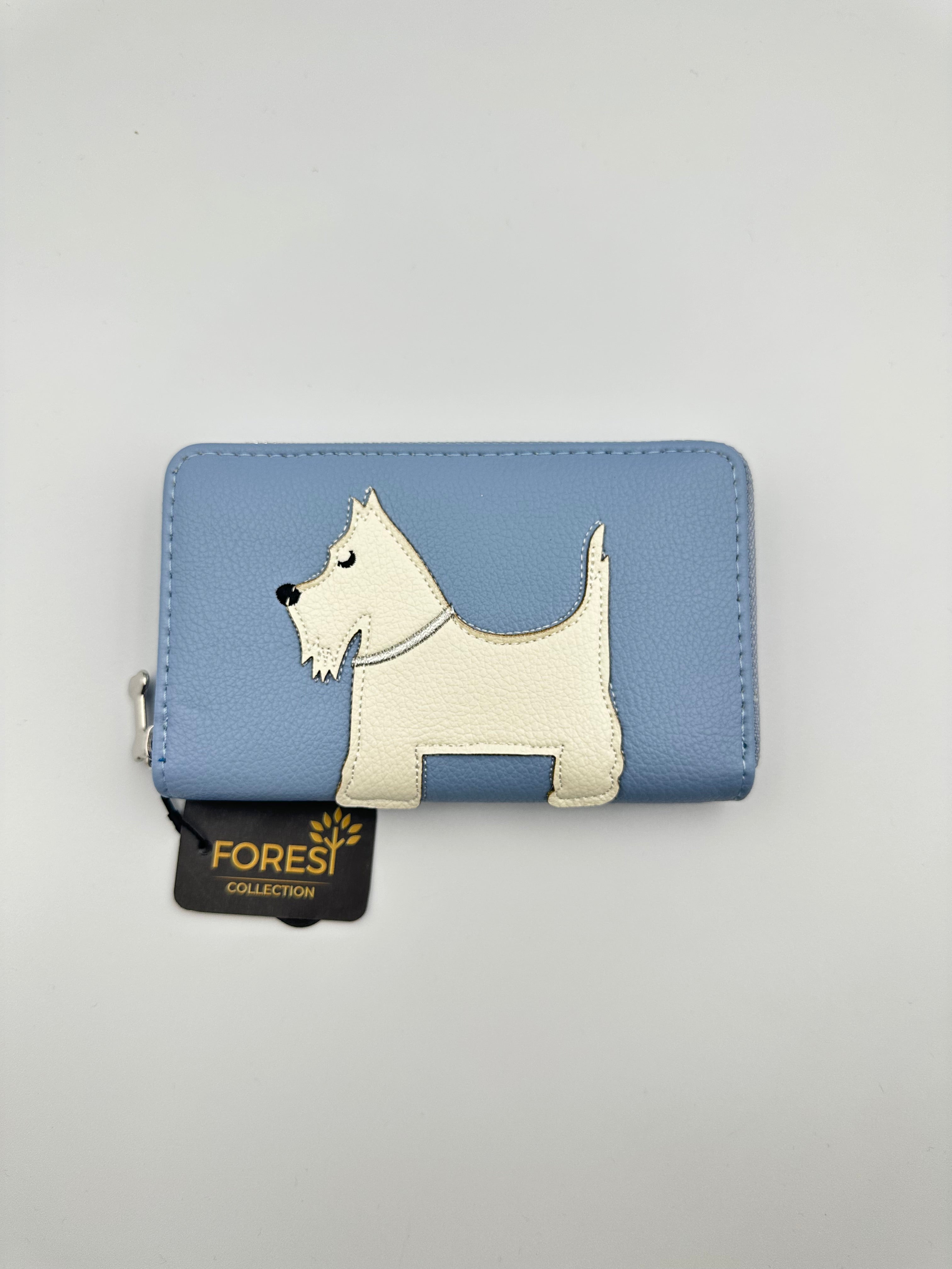 Scottie Dog Applique Wallet - Compact and Cute Purse