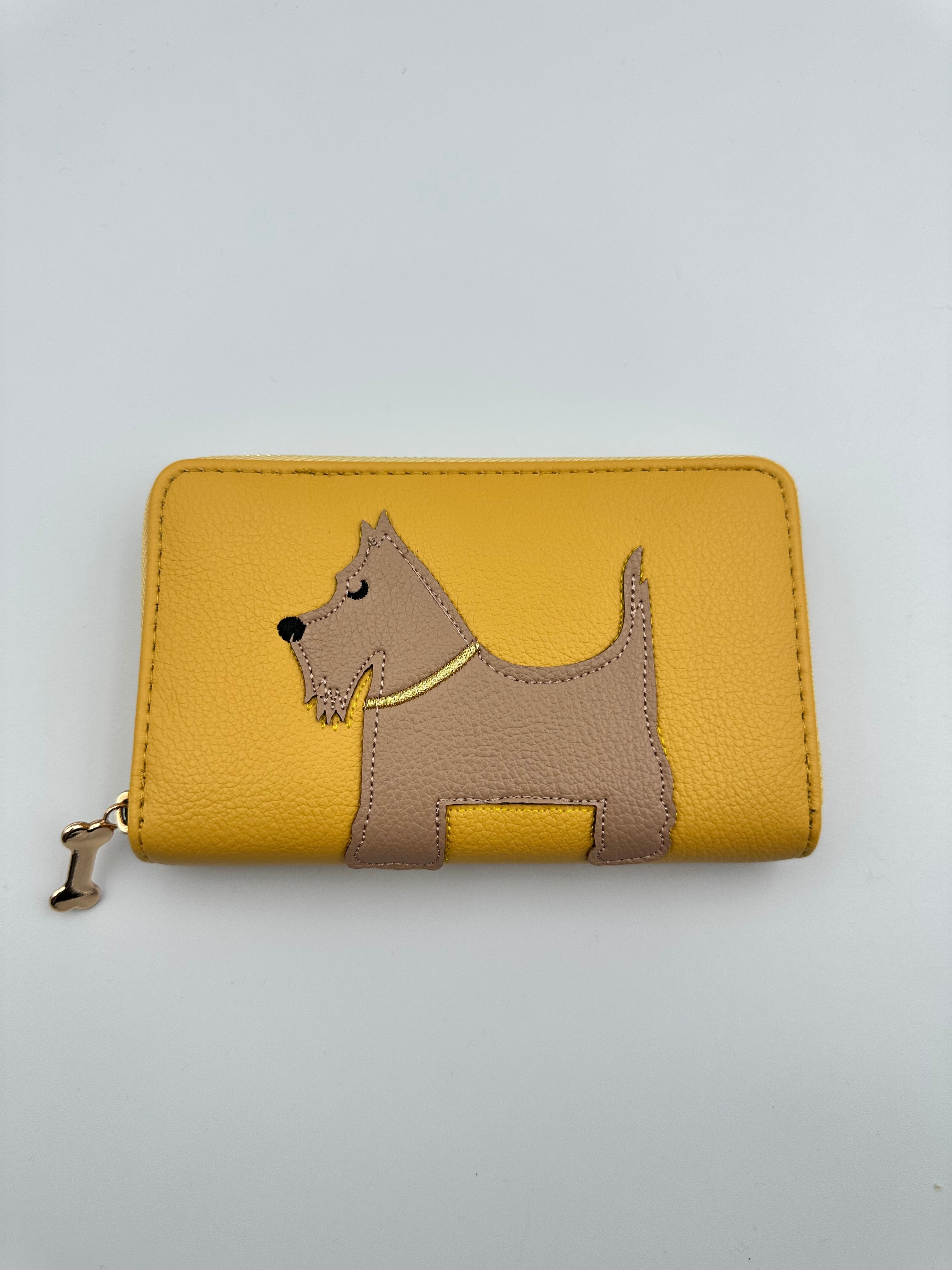 Scottie Dog Applique Wallet - Compact and Cute Purse