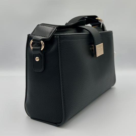 Soirose David Jones Women’s Black Crossbody Handbag – Stylish Everyday Fashion Bag (SM7437A)