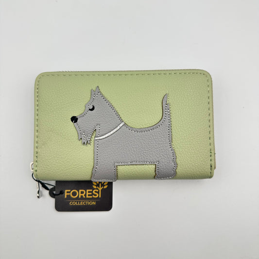 Scottie Dog Applique Wallet - Compact and Cute Purse