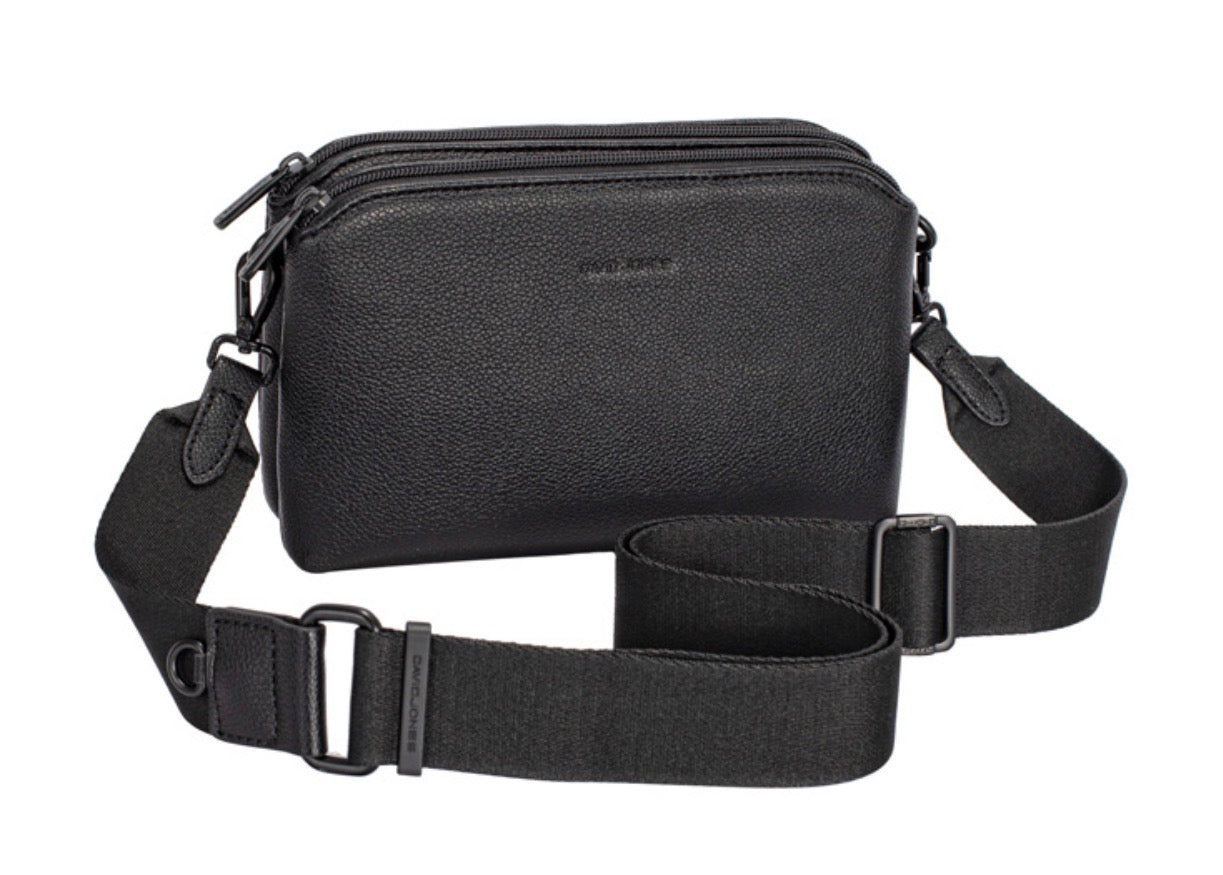 David Jones Shoulder Triplet Zip Handbag