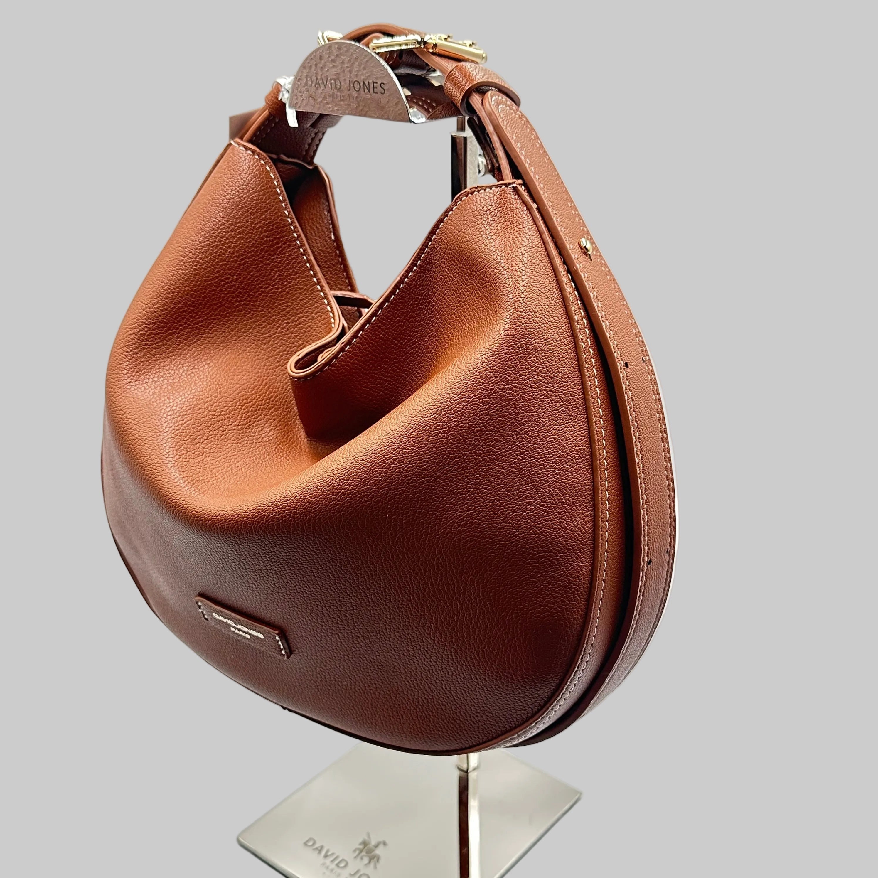 David Jones Shoulder Handbag Eco Leather Adjustable Strap Bag