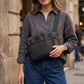 David Jones Black Small Shoulder Bag Faux Leather
