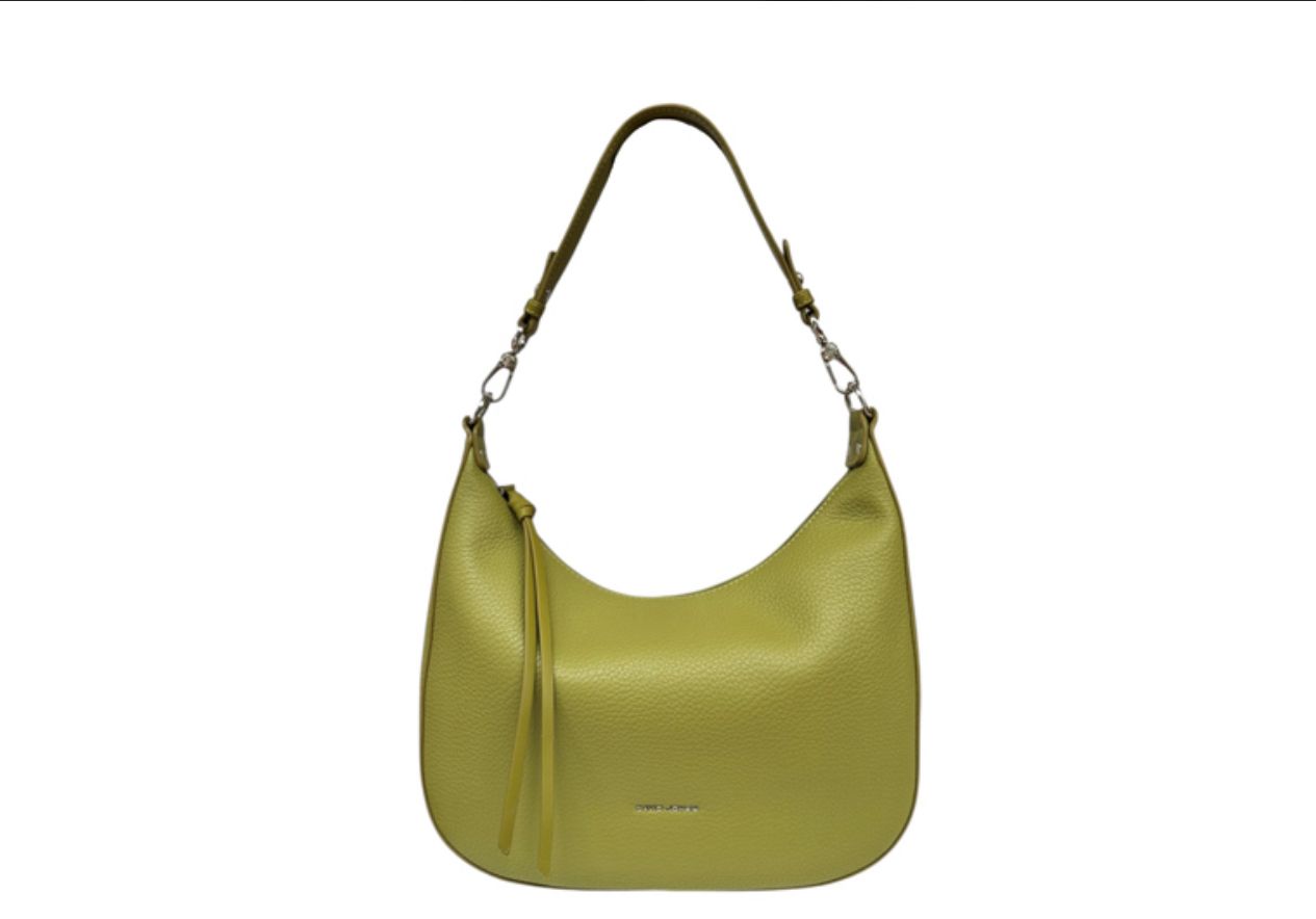 Soirose Lime Green Shoulder Bag – Elegant Faux Leather Hobo Bag with Detachable Strap DK Lime 6901-2 David Jones