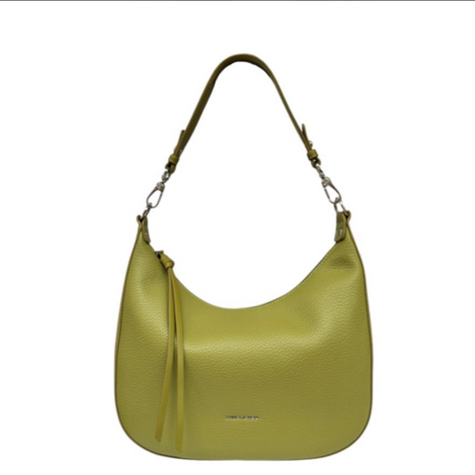 Soirose Lime Green Shoulder Bag – Elegant Faux Leather Hobo Bag with Detachable Strap DK Lime 6901-2 David Jones